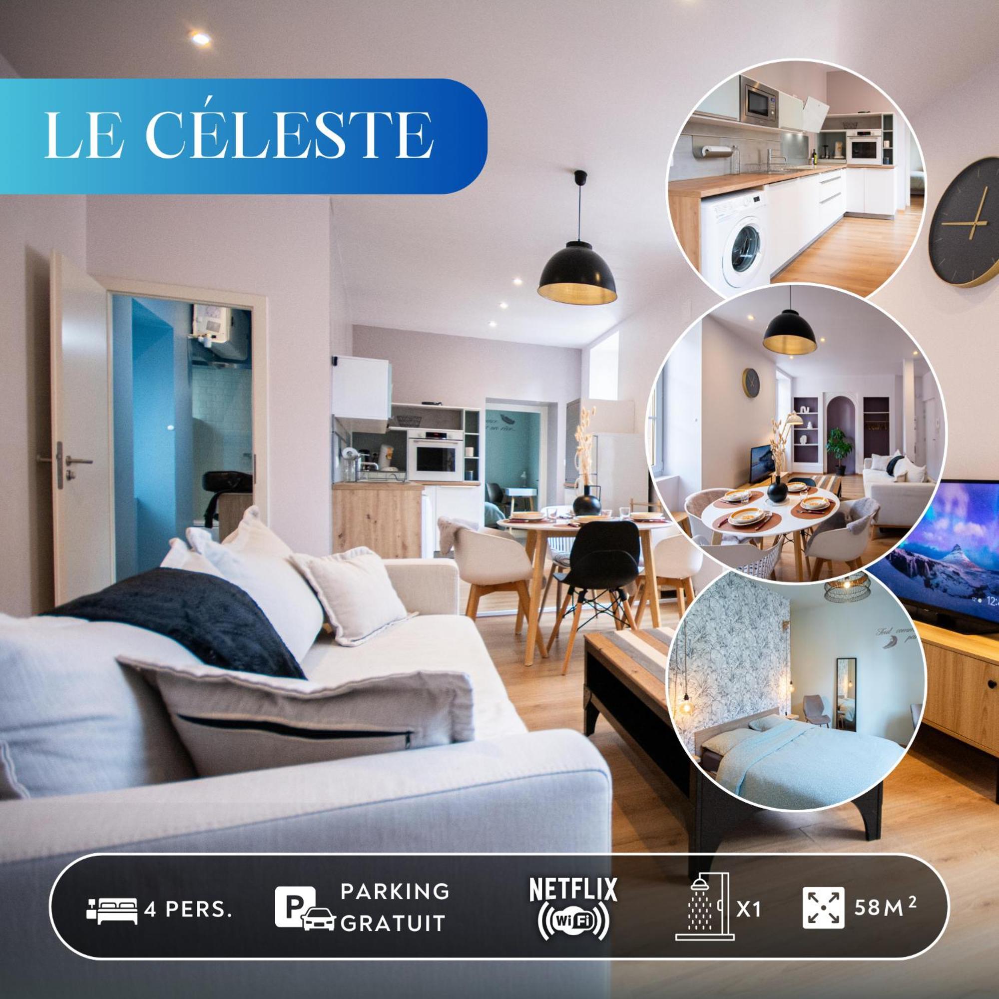 Le Celeste, Centre Historique, Wifi-Netflix ベルフォール エクステリア 写真